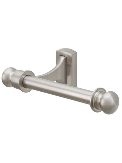 Beacon Toilet Paper Holder in Satin Nickel.